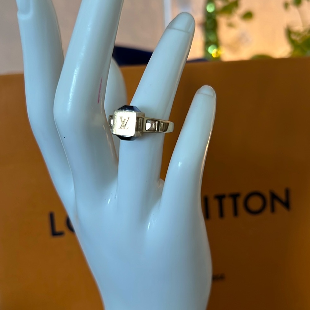 Louis Vuitton Crystal Gamble Ring
